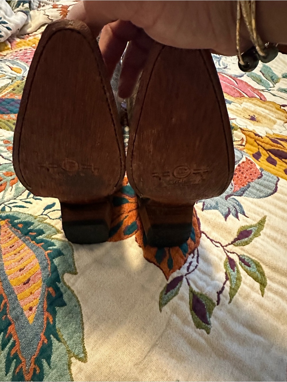 Circle G by CORRAL Women’s “Shedron Snip Toe” Copper/ black embroidered boots 7M - Picture 6 of 14